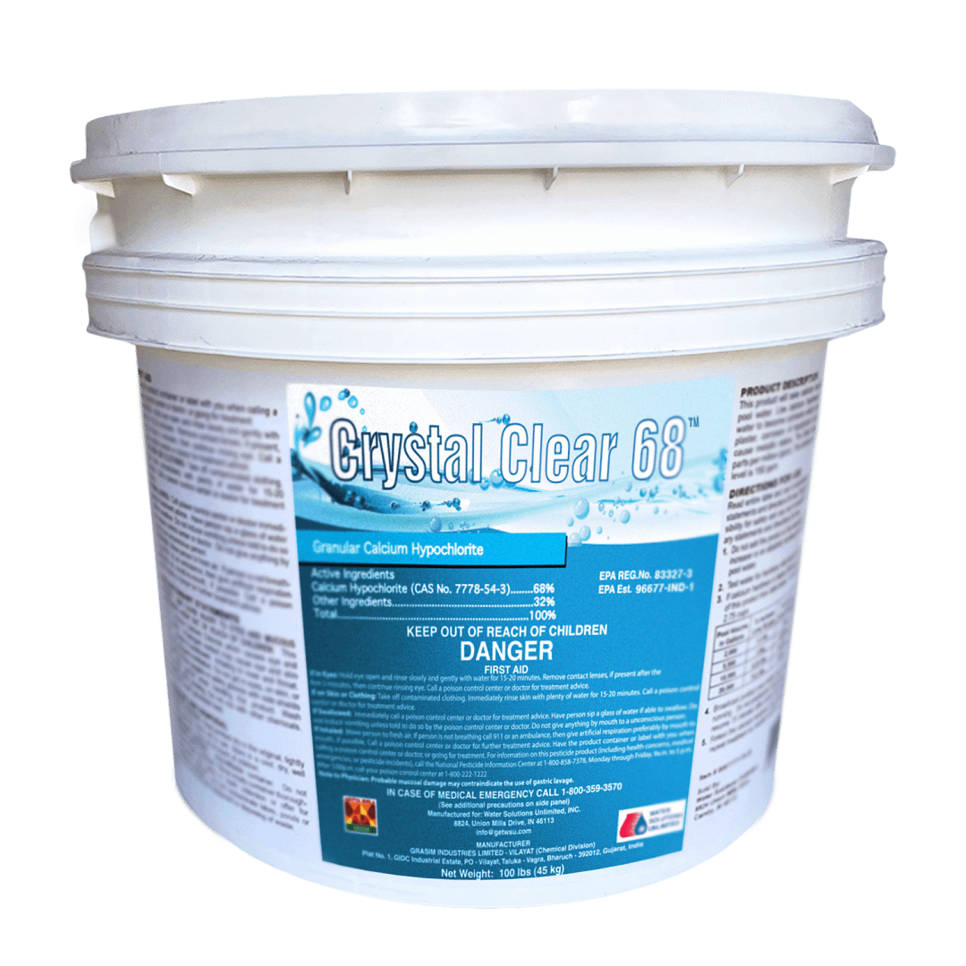 Crystal Clear 68% Granular Shock 25lb