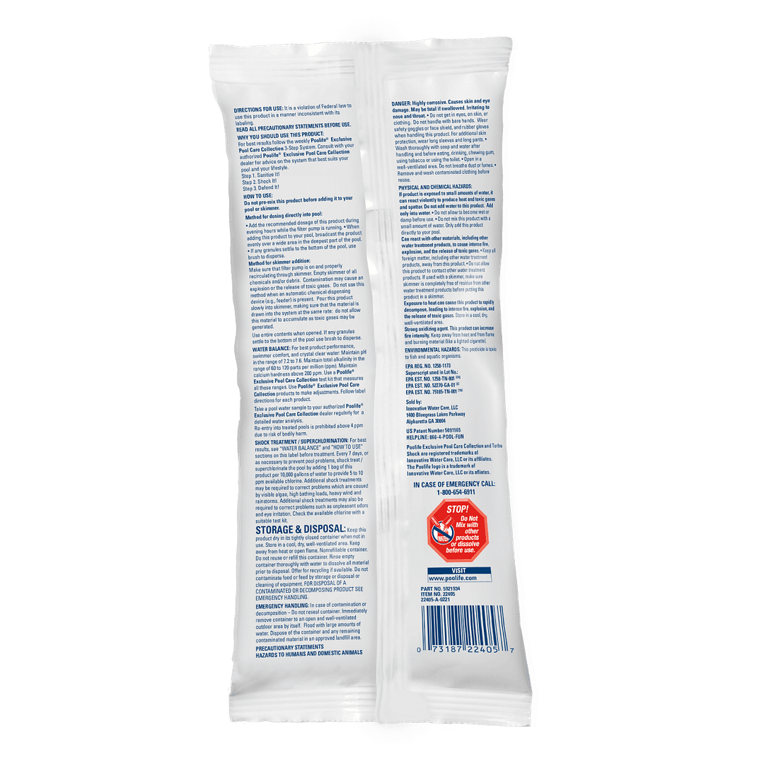 Poolife™ TurboShock™ Shock Treatment: Cal Hypo Shock 25lb - Image 2