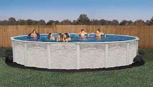 Doughboy above ground pool - silver interlude