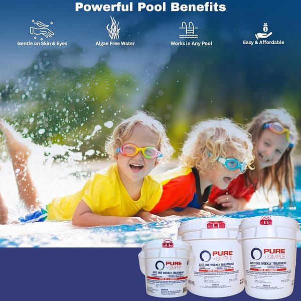 Pure + Simple All-in-One Weekly Pool Treatment - 25 lbs - Image 2