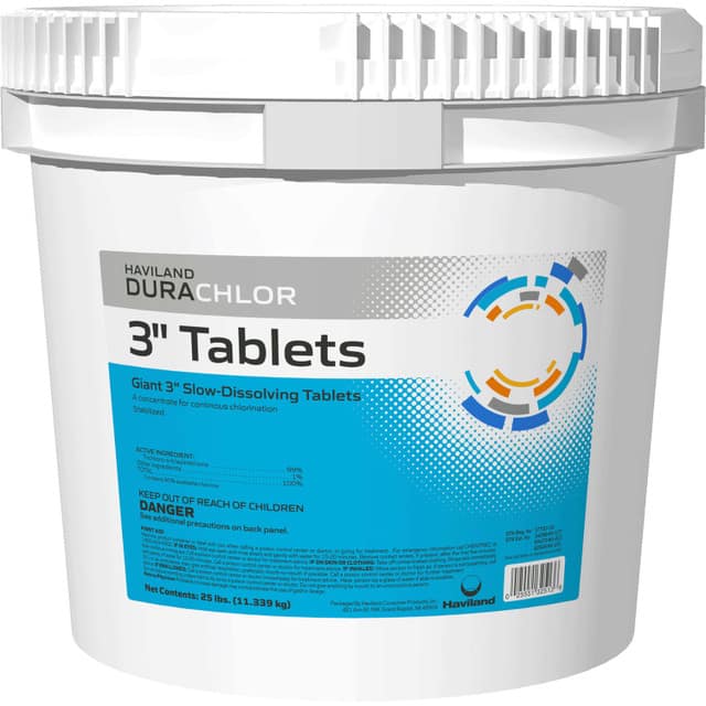 Durachlor 3-Inch Chlorine Tablets - 50lbs